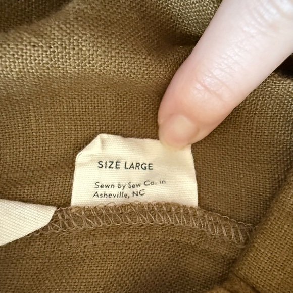 NWOT Elizabeth Suzann Linen Andy Trousers Sz L - Picture 5 of 10